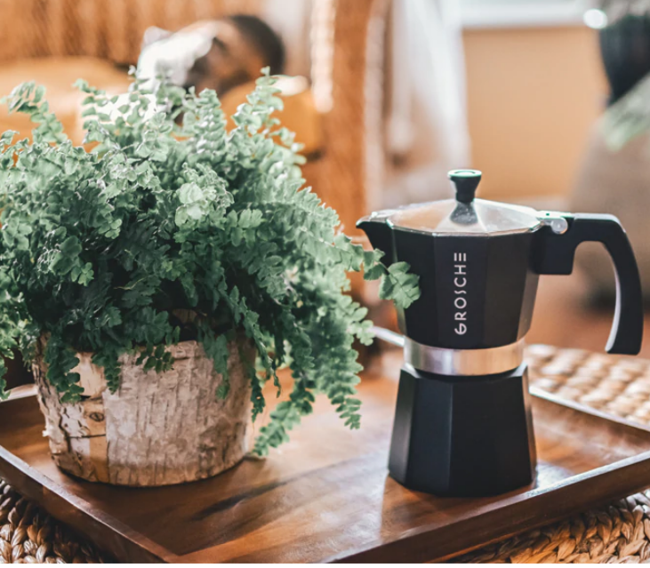 Shop Grosche Milano Stovetop Espresso Maker, 9 Cup Moka Pot Gift Set