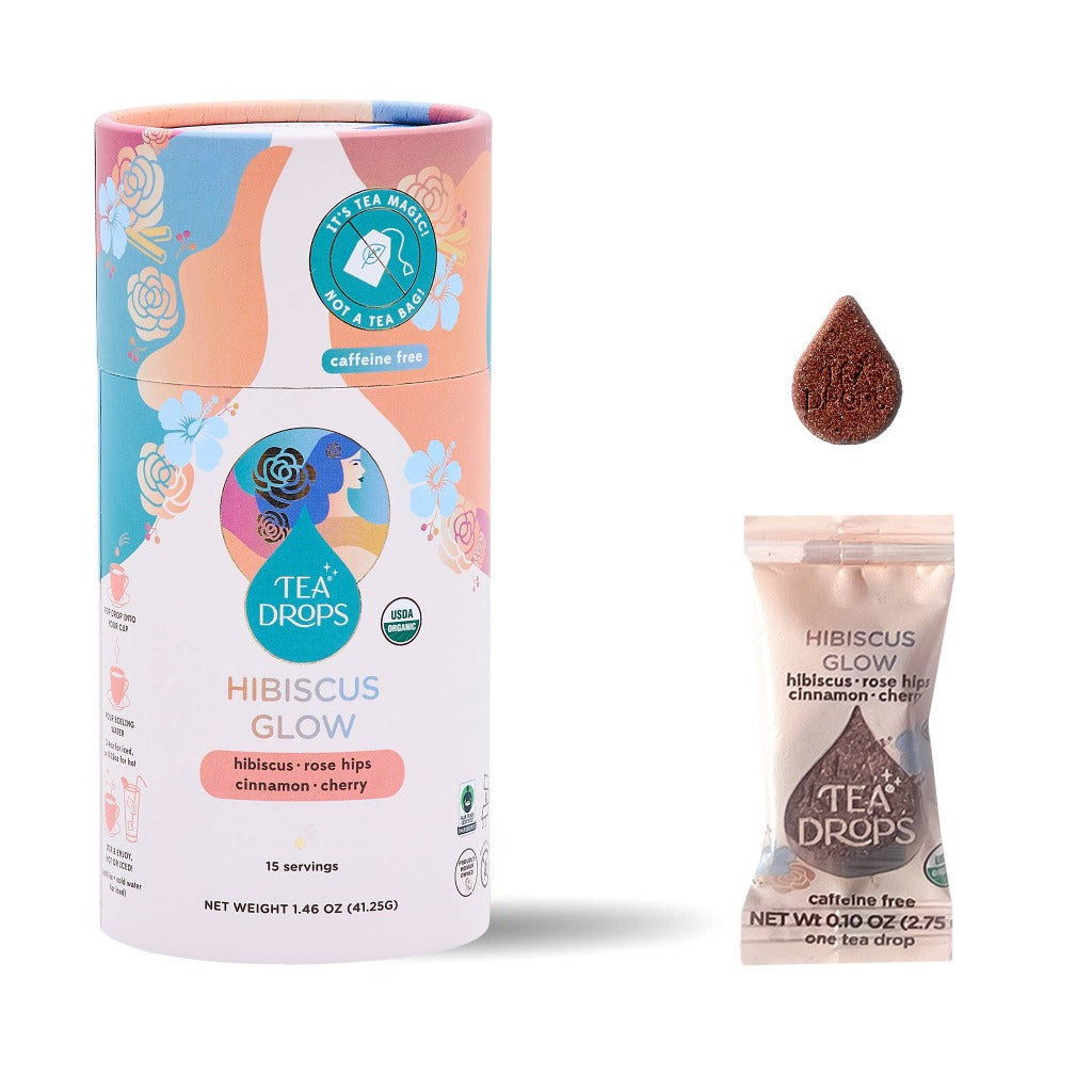 Hibiscus Glow Tea Drops - Tea Drops