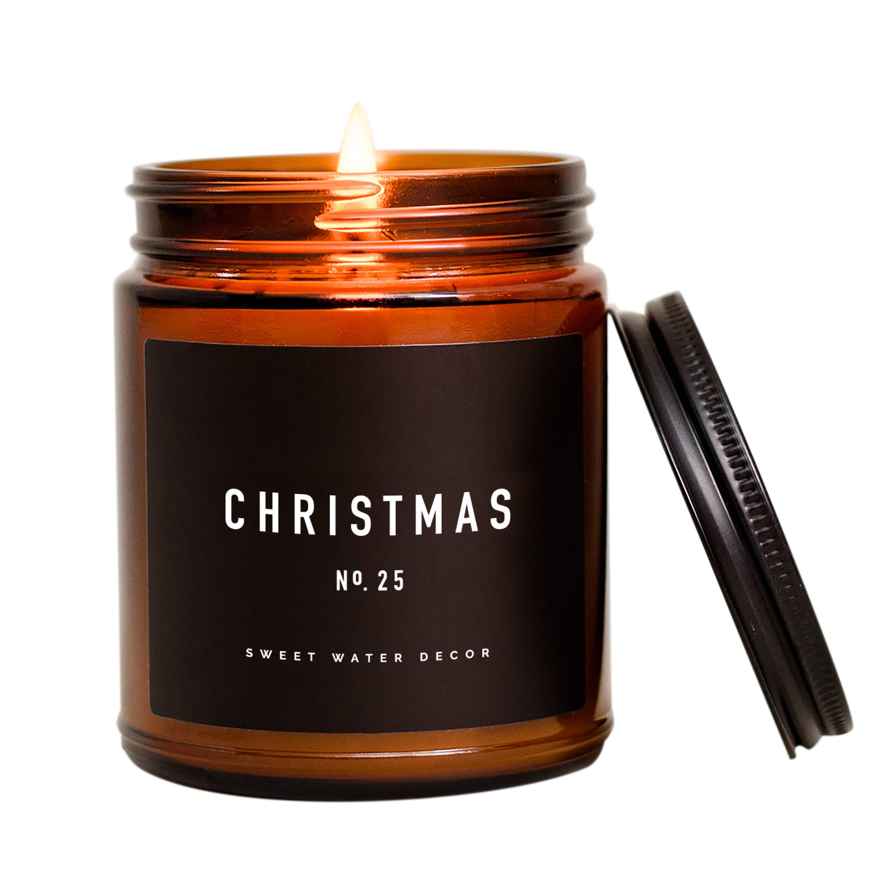 Sweet Water Decor - Christmas Soy Candle - Amber Jar - 9 oz