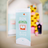 Chocolate with New Mom Card - Bun in the Oven - Sweeter Cards Chocolate