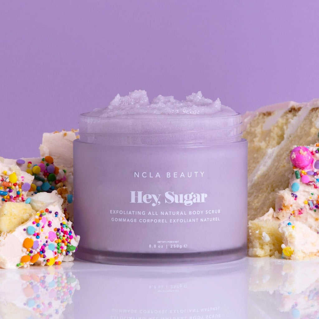 Hey, Sugar All Natural Body Scrub - Birthday Cake - NCLA Beauty