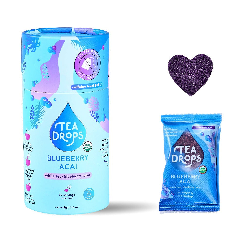 Blueberry Acai Organic Tea Drops - Tea Drops
