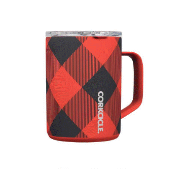 Buffalo Plaid Red - 16 oz Corkcicle Mug