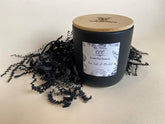 Candle in Black Ceramic Tumbler - Sea Salt and Orchid - Candle Club Company