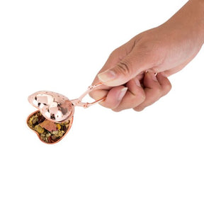 Rose Gold Heart Tea Infuser - Pinky Up