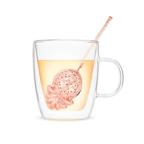 Rose Gold Pineapple Tea Infuser - Pinky Up