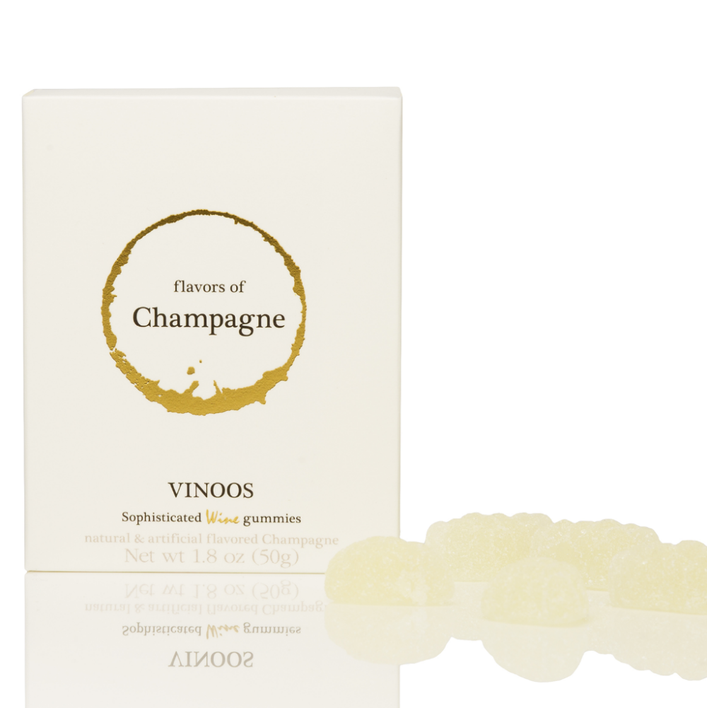 Sophisticated 'Wine' Gummies - Champagne - Vinoos
