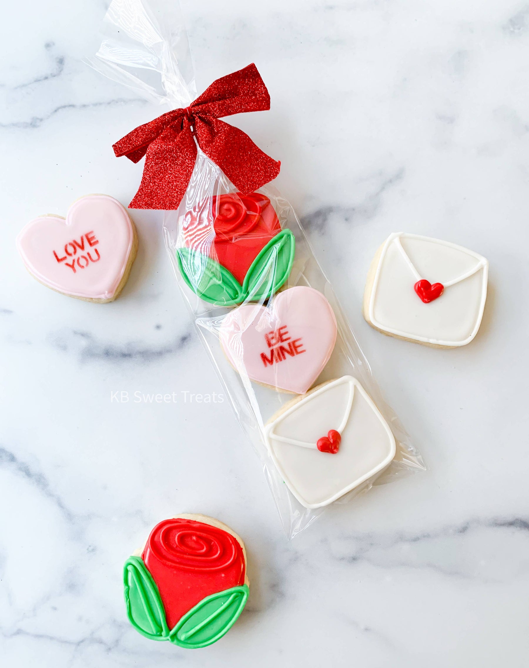 KB Sweet Treats - Valentine’s Day Mini Sugar Cookie Packs