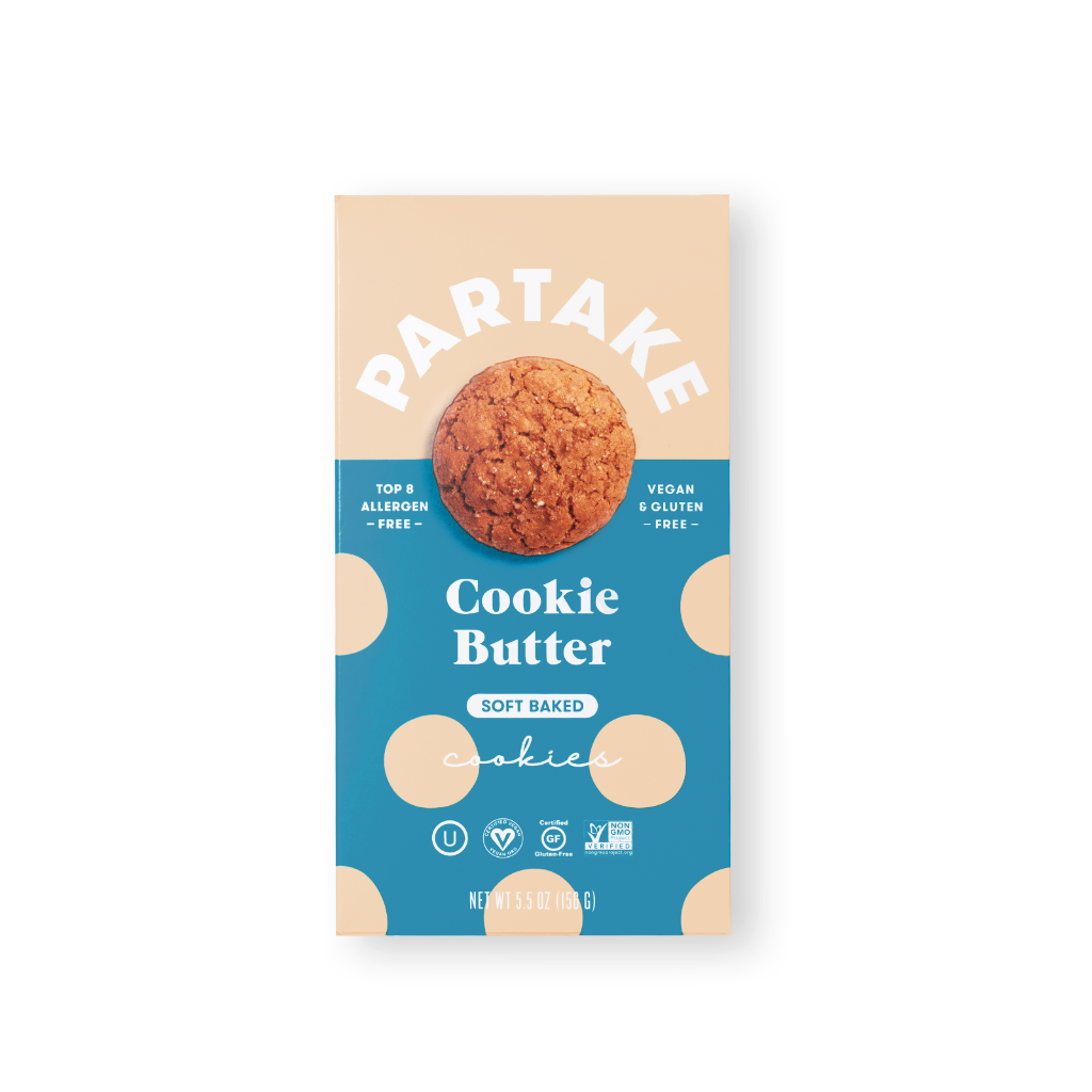 Soft Baked Cookie Butter Cookies - Partake Foods