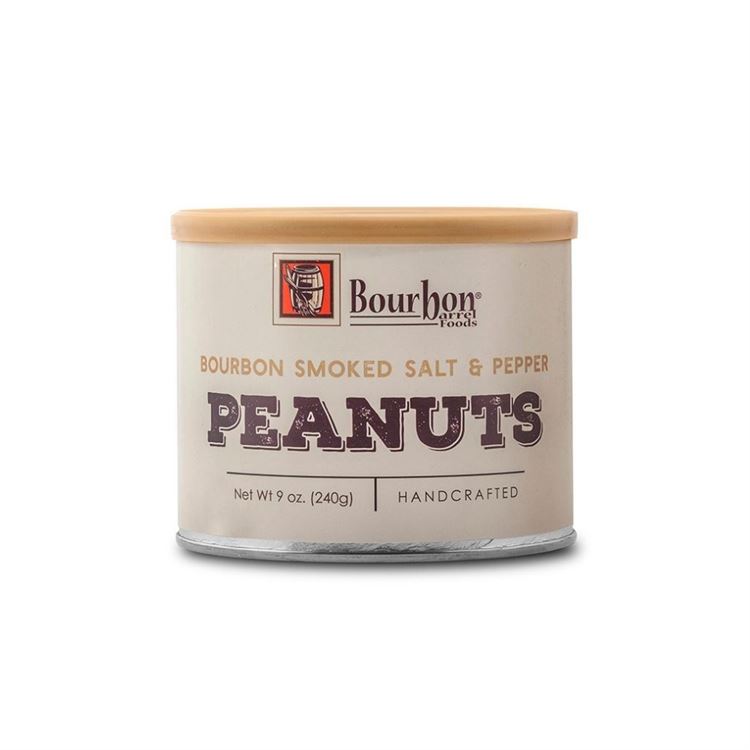 Bourbon Smoked Salt & Pepper Peanuts - Bourbon Barrel Foods
